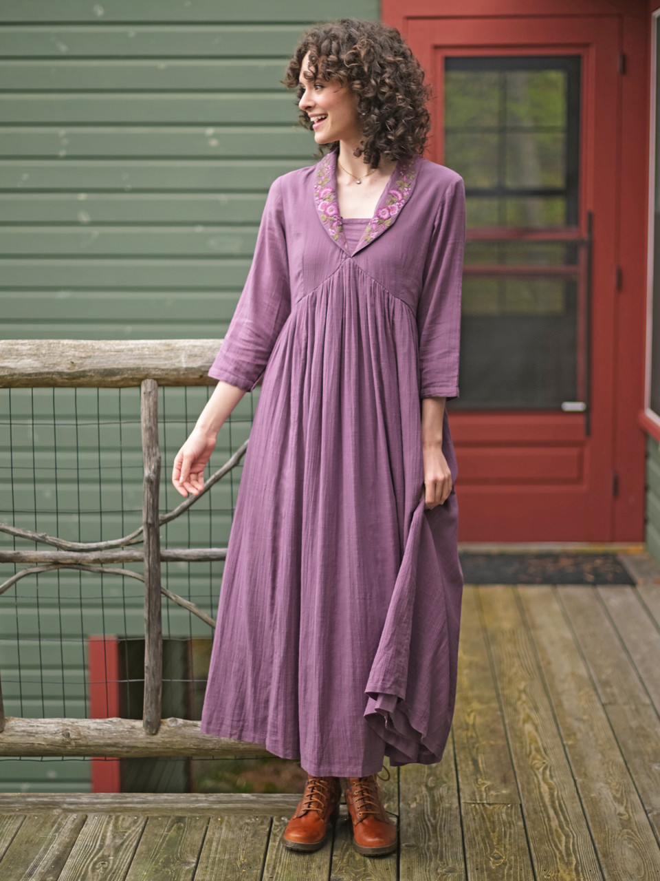 Cordelia Dress Dusty Purple | Size S | April Cornell Cordelia Dress - Dusty Amethyst | Shop Beautiful Designs by April Cornell